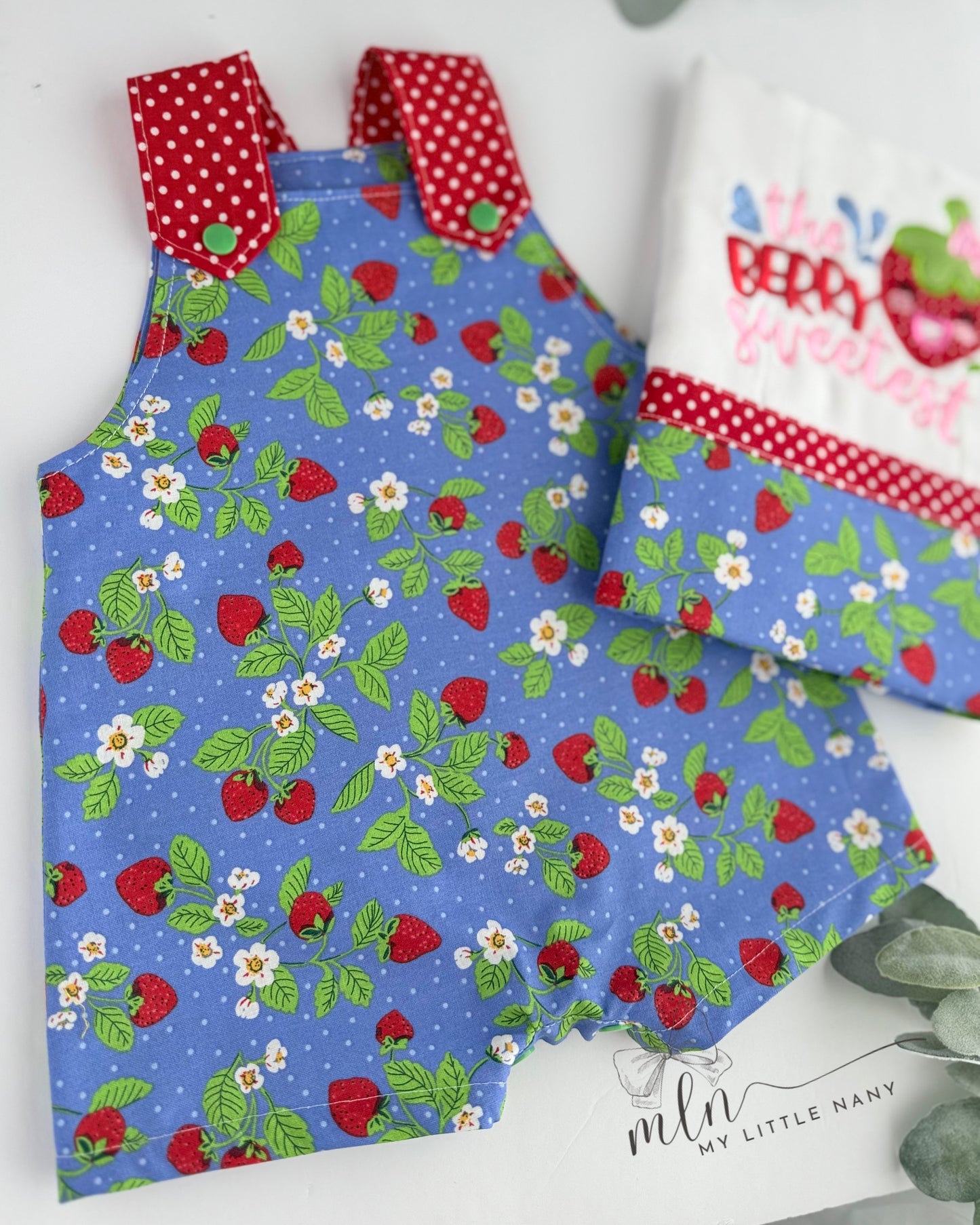 Berry Sweetest Baby Overall Set Size 0-3 Months