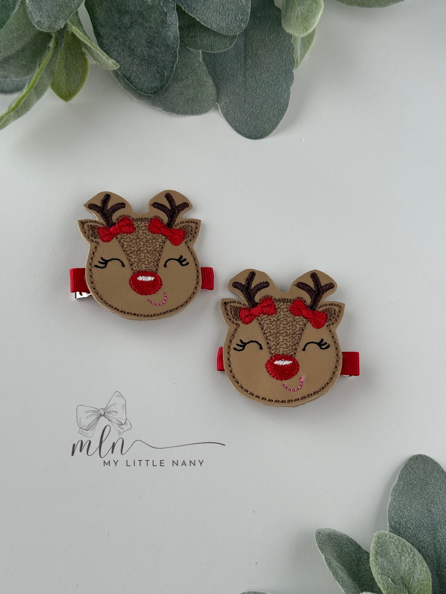 Reindeer Hair Clips