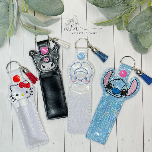 Lip Balm Holder Keychain