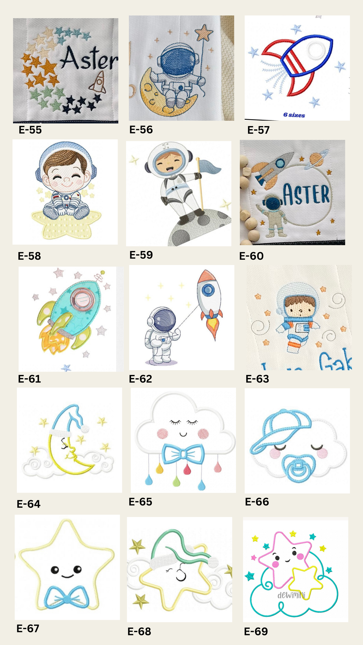 Embroidery Designs for Boys