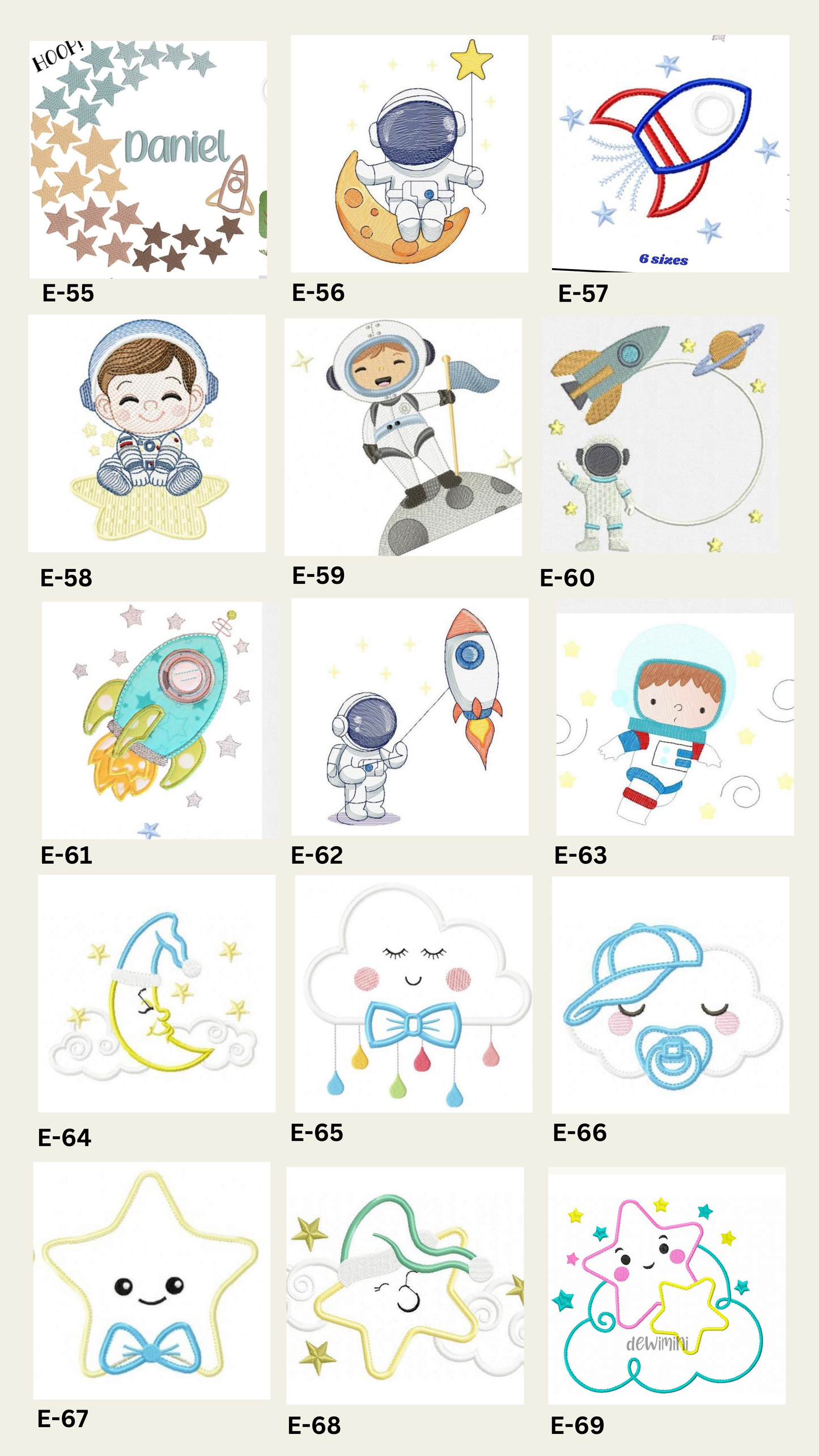 Diseños para Paños de Niño