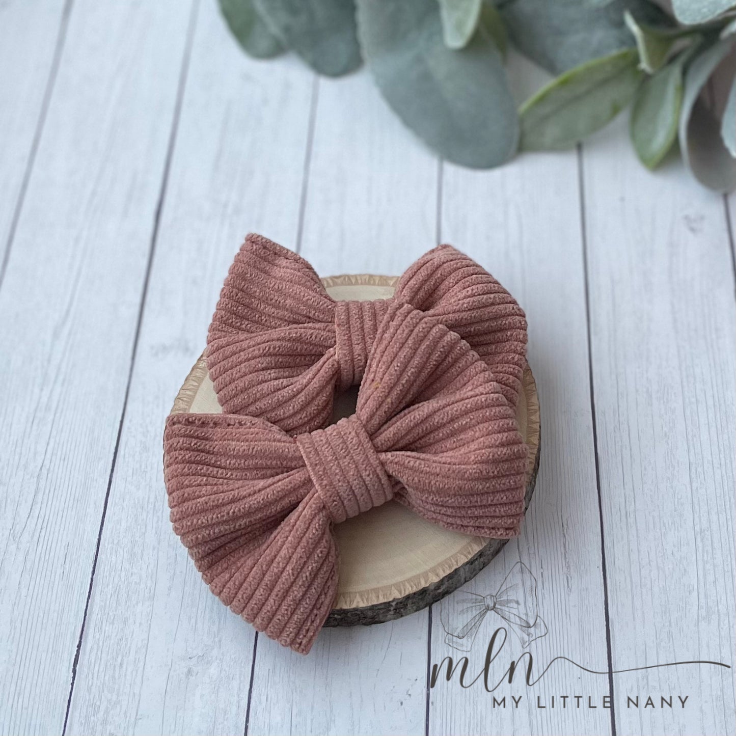 Corduroy Piggie Bows