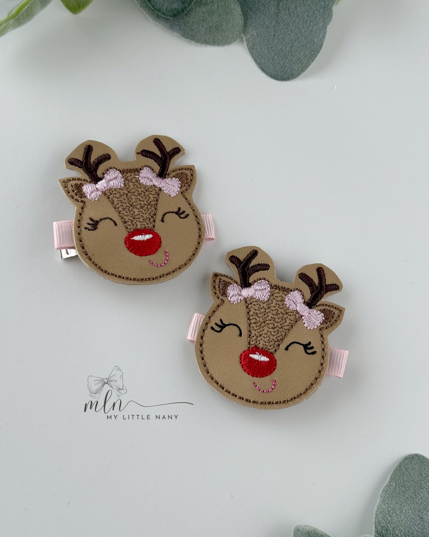 Reindeer Hair Clips