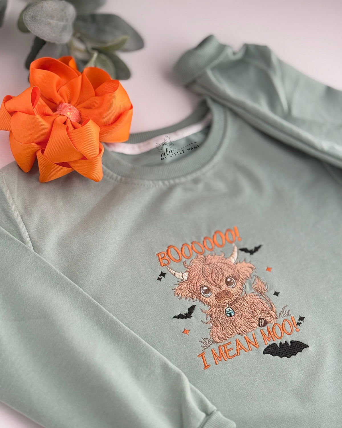 Moo Sweatshirt Long Sleeve Pullover Shirt