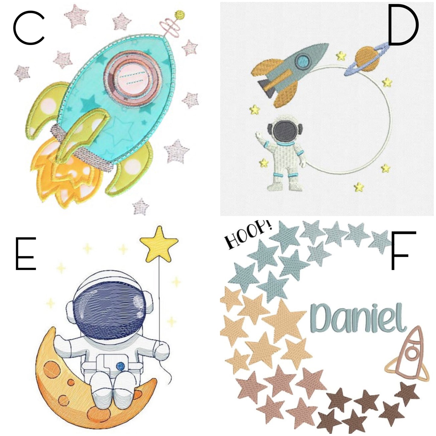 Space Baby Overall Set