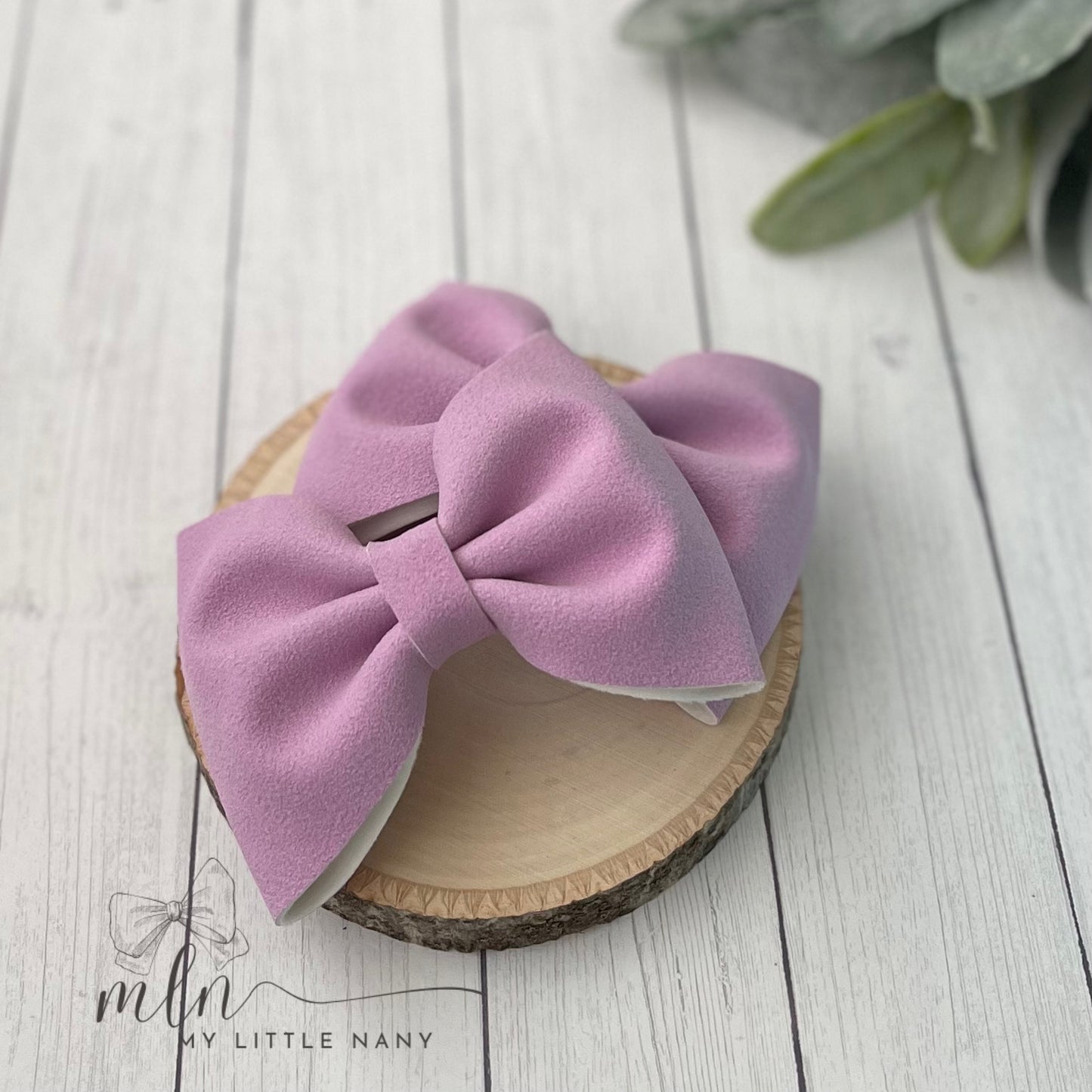 Suede Piggie Bows