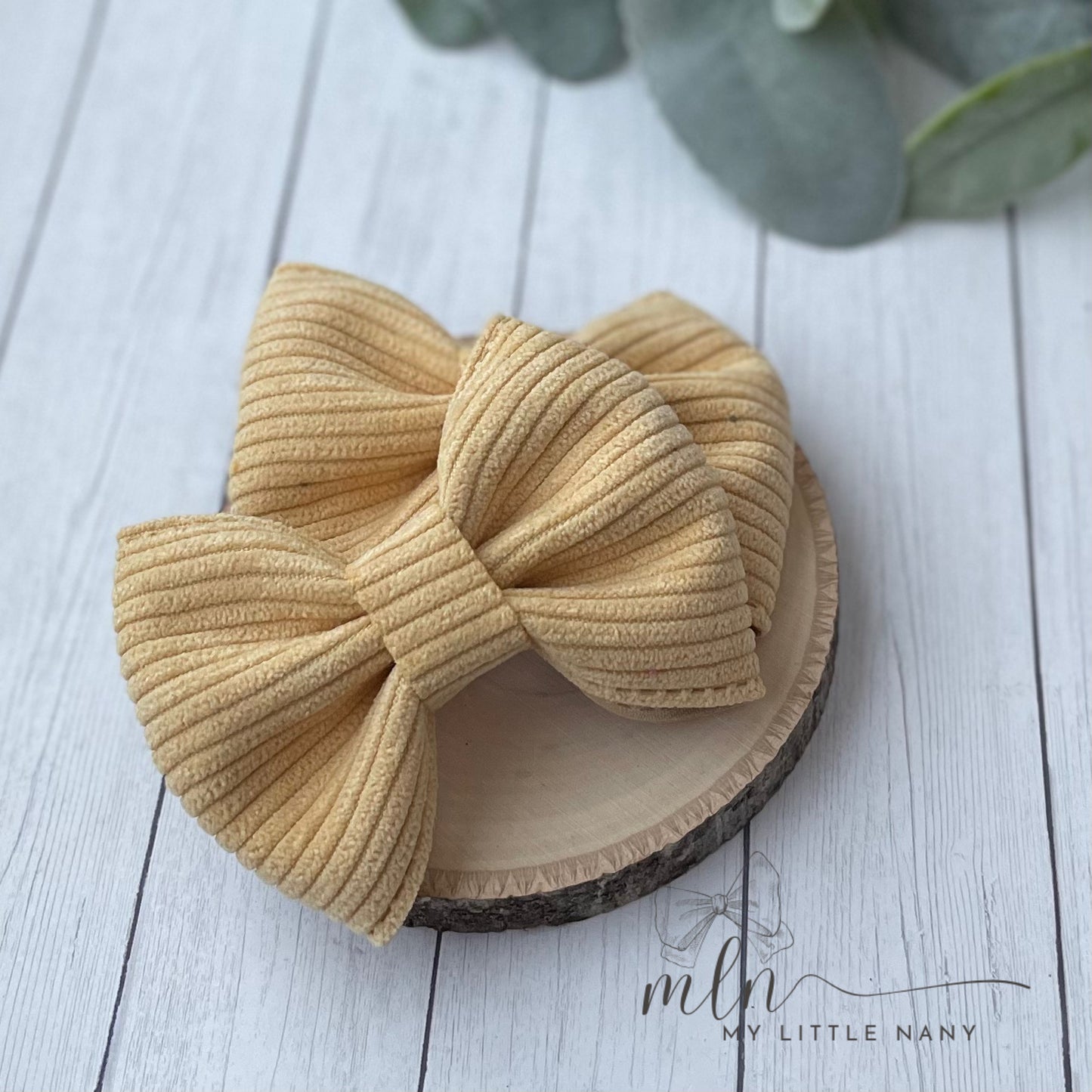 Corduroy Piggie Bows