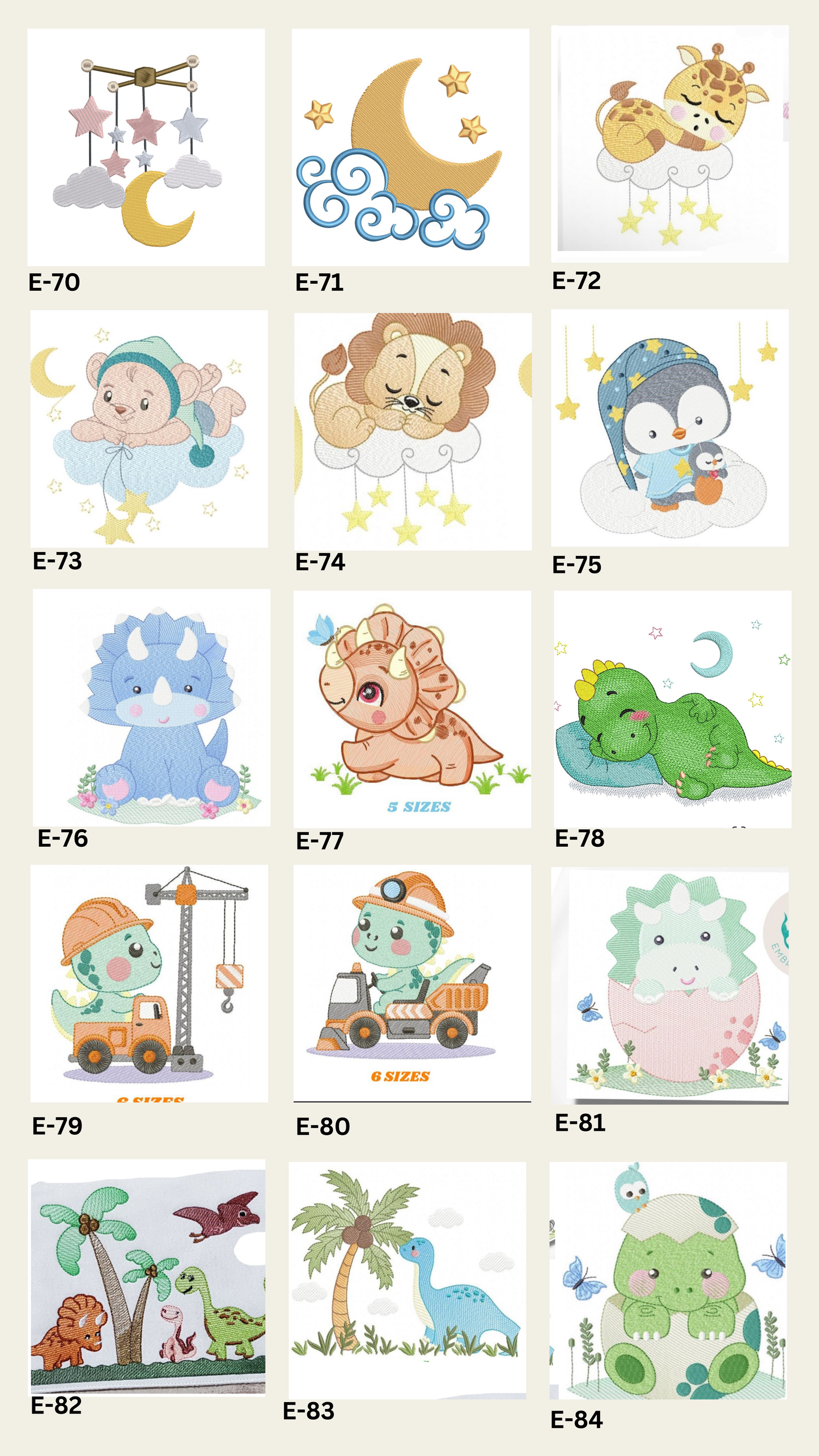 Diseños para Paños de Niño