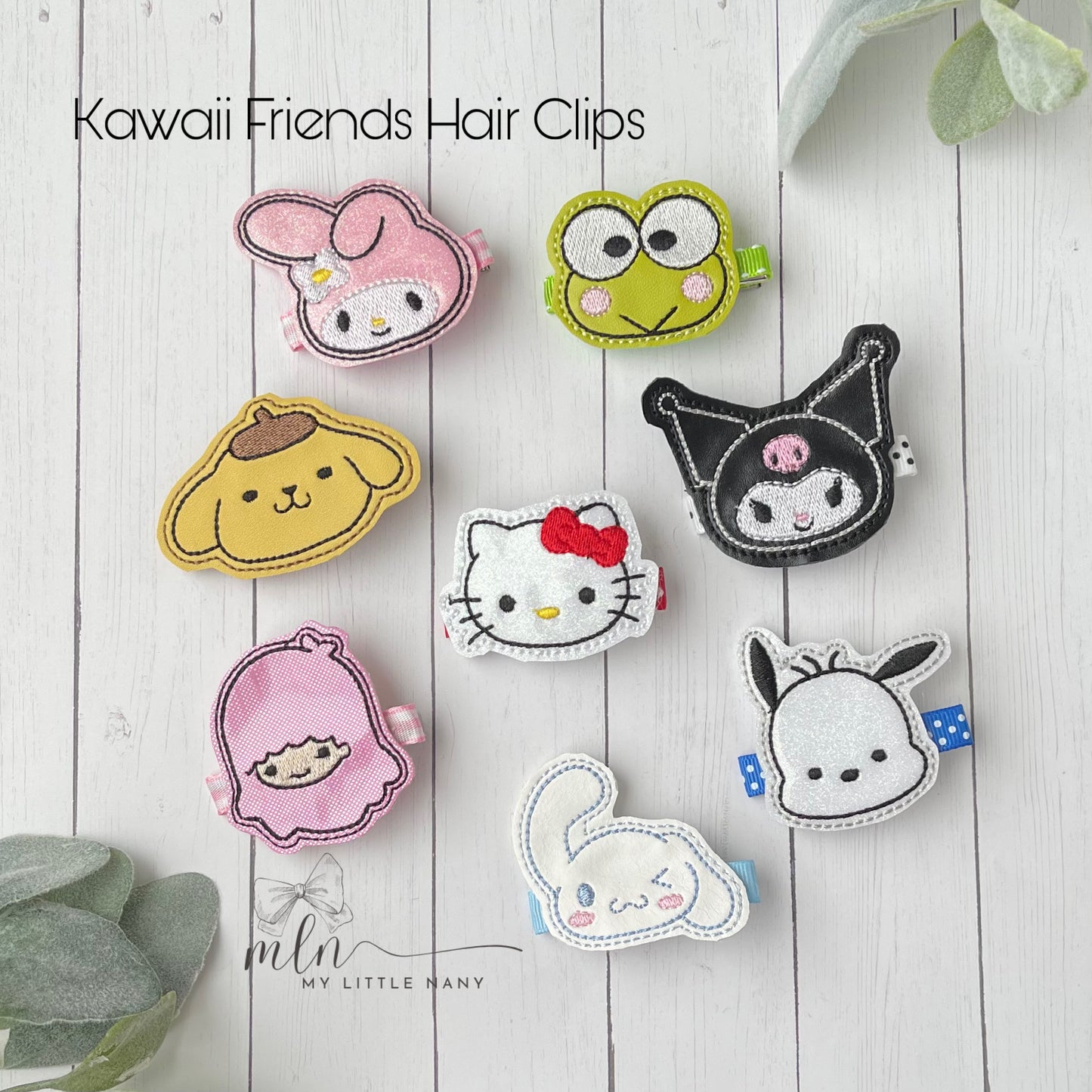Kawaii Friends Hair Clippies
