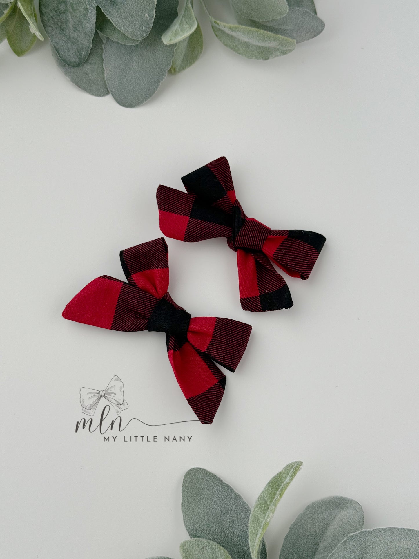 Buffalo Plaid Bows