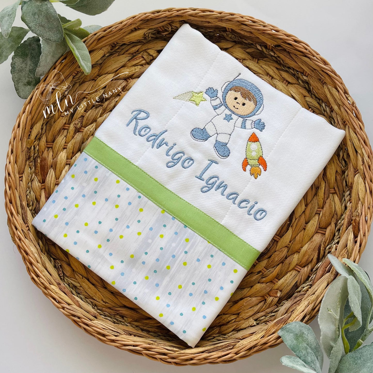 Astronaut Burp Cloth