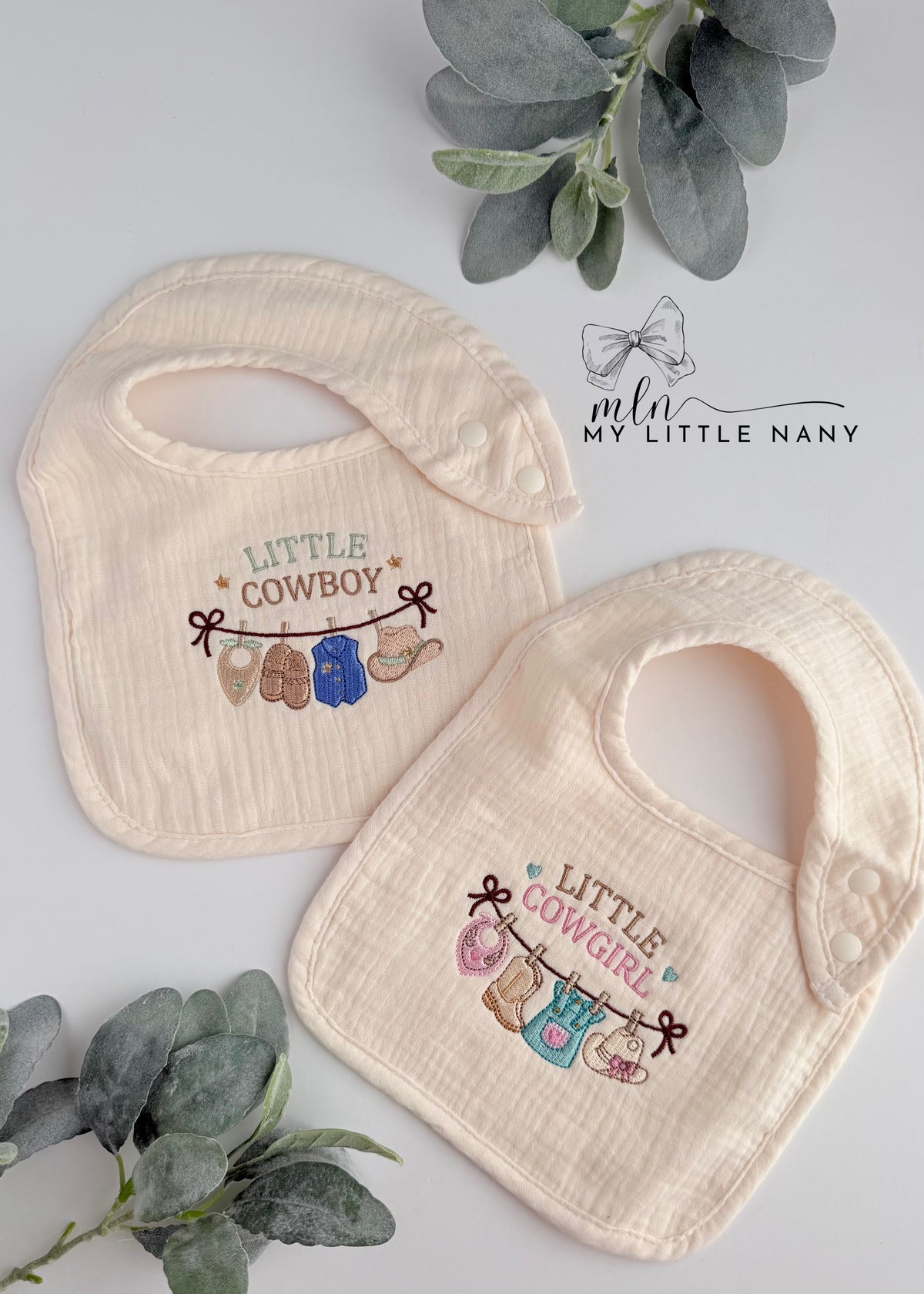Little Cowboy - Little Cowgirl Bib