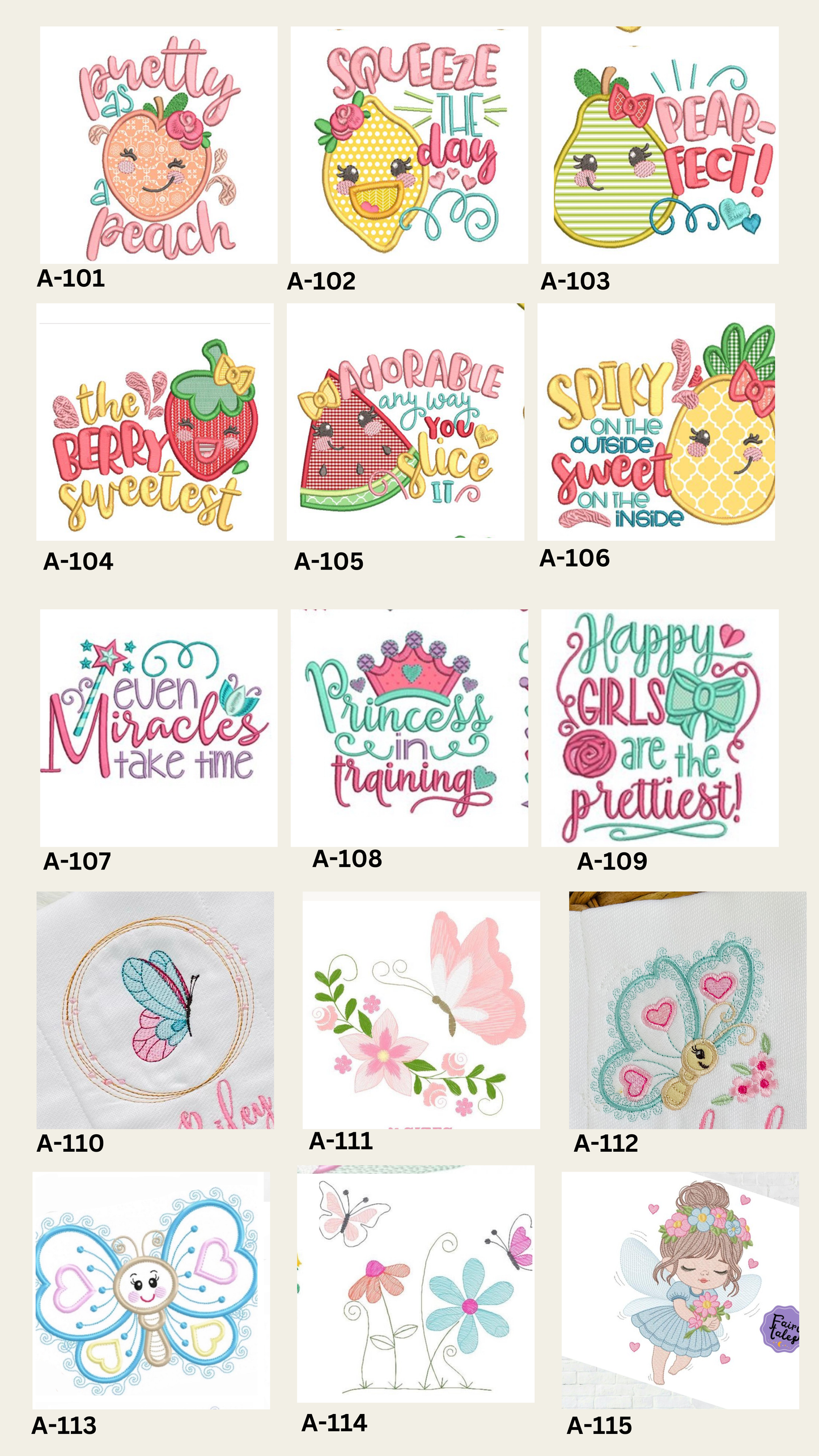 Embroidery Design for Girls