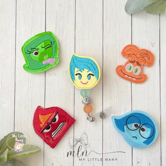 Emotions Bundle Interchangeable Feltie Badge Reel