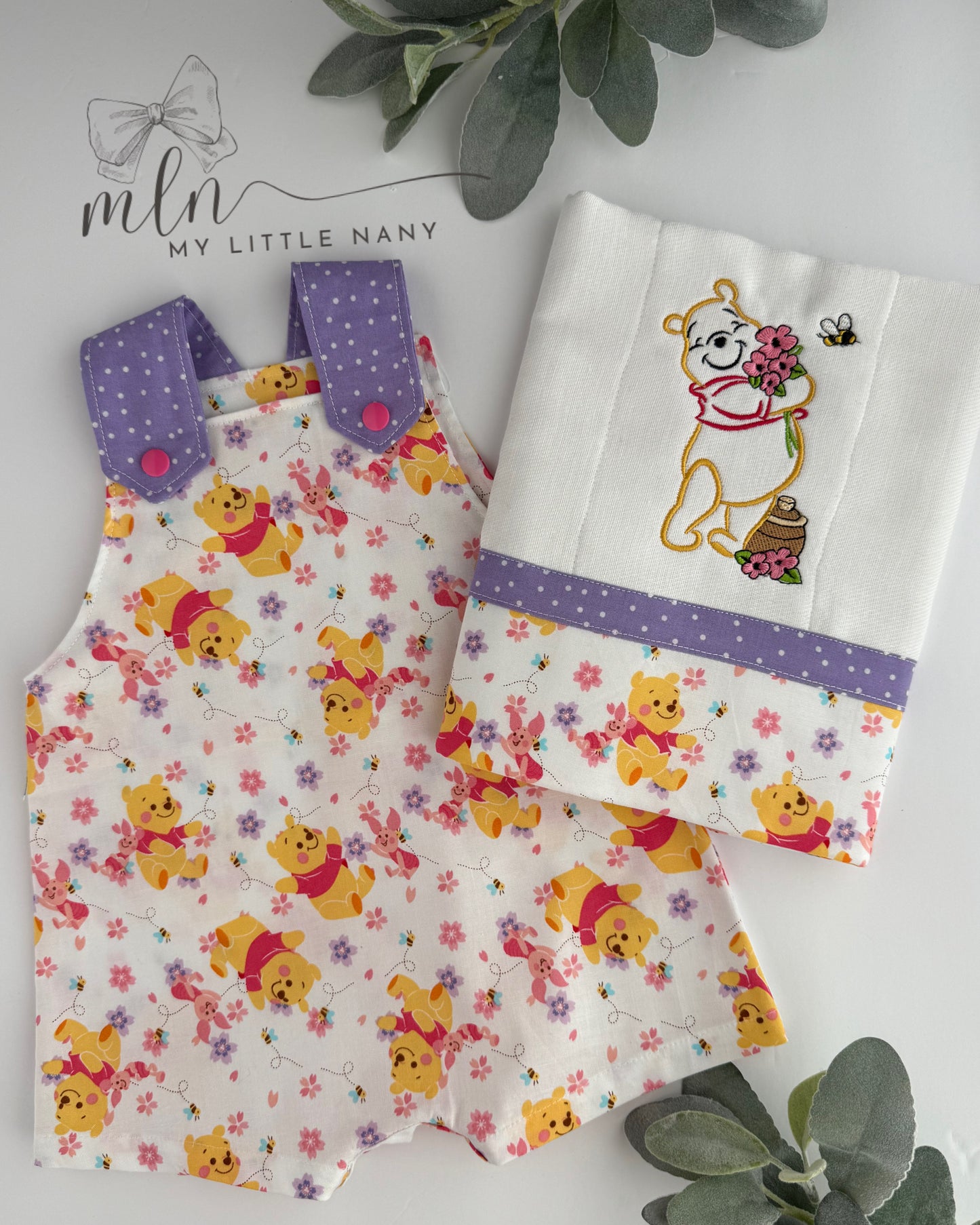 Baby Pooh Overall Set Size 0-3 Months