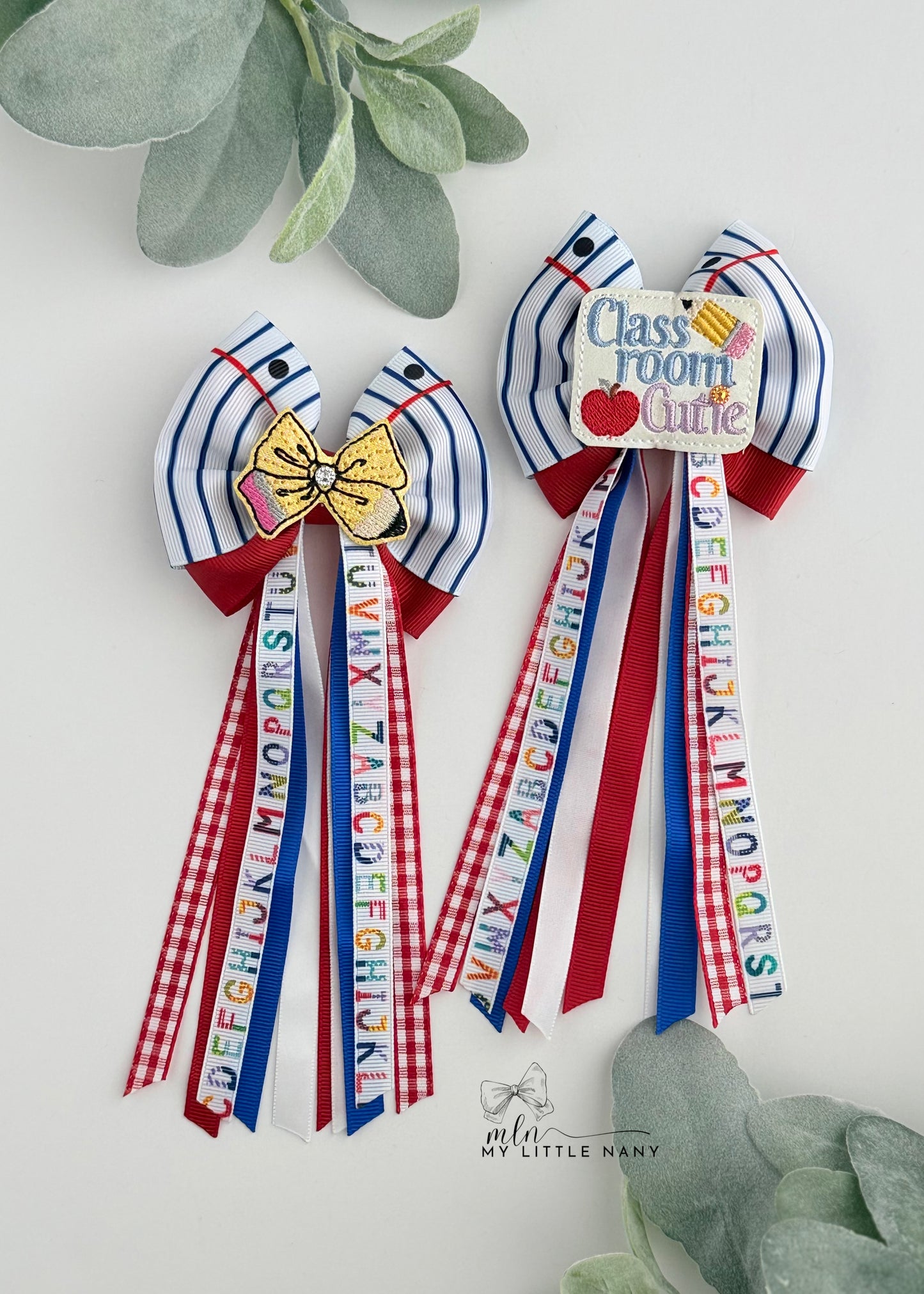 Classroom Cutie Pigtail Bows