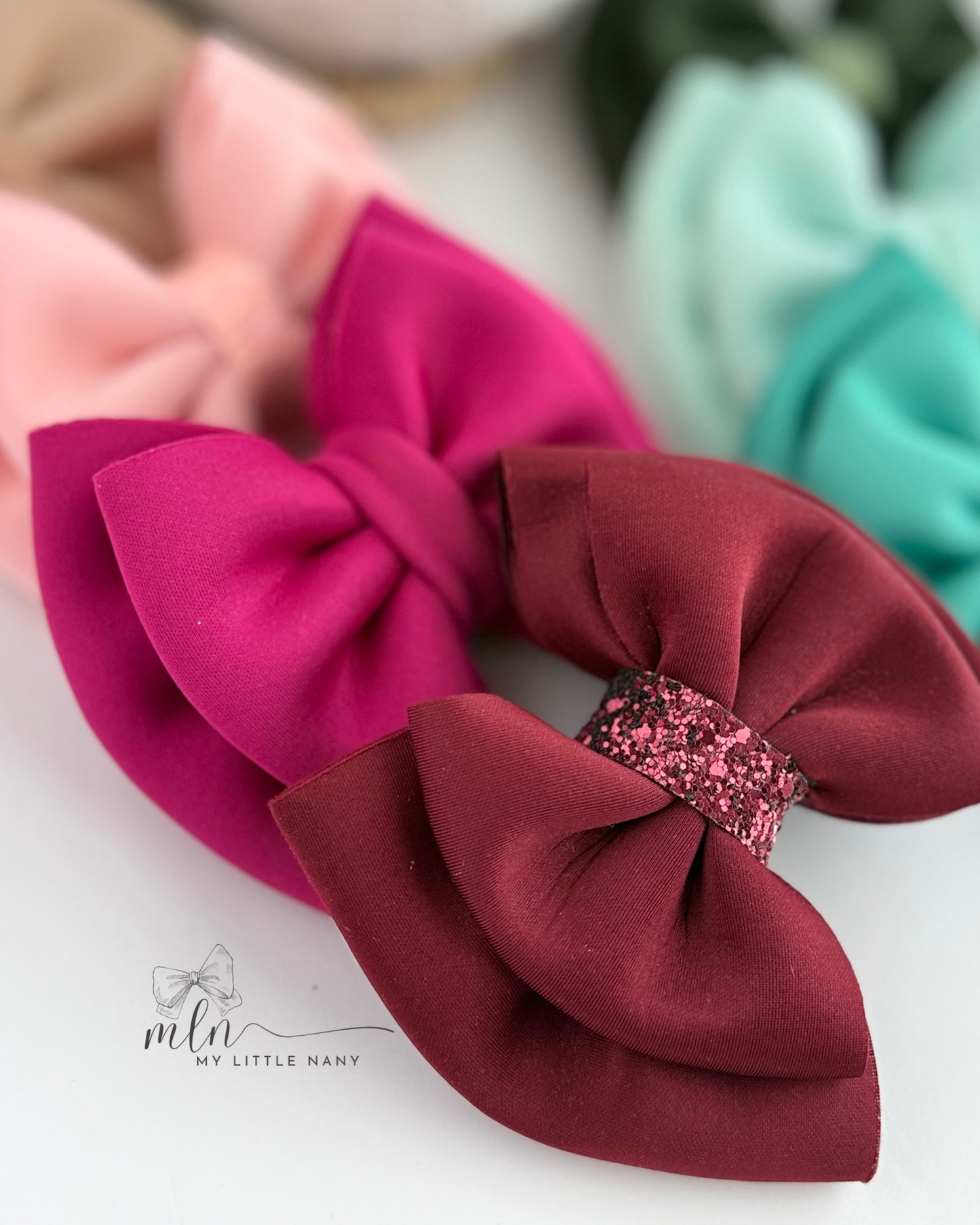 5.5” Double Puffy Bows