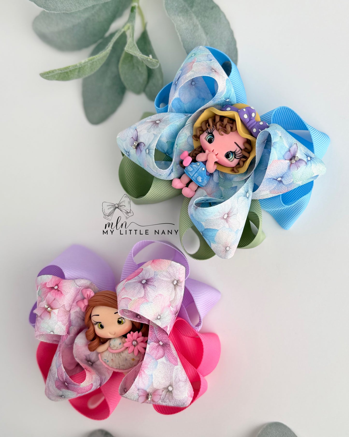 Floral Ribbon Bow