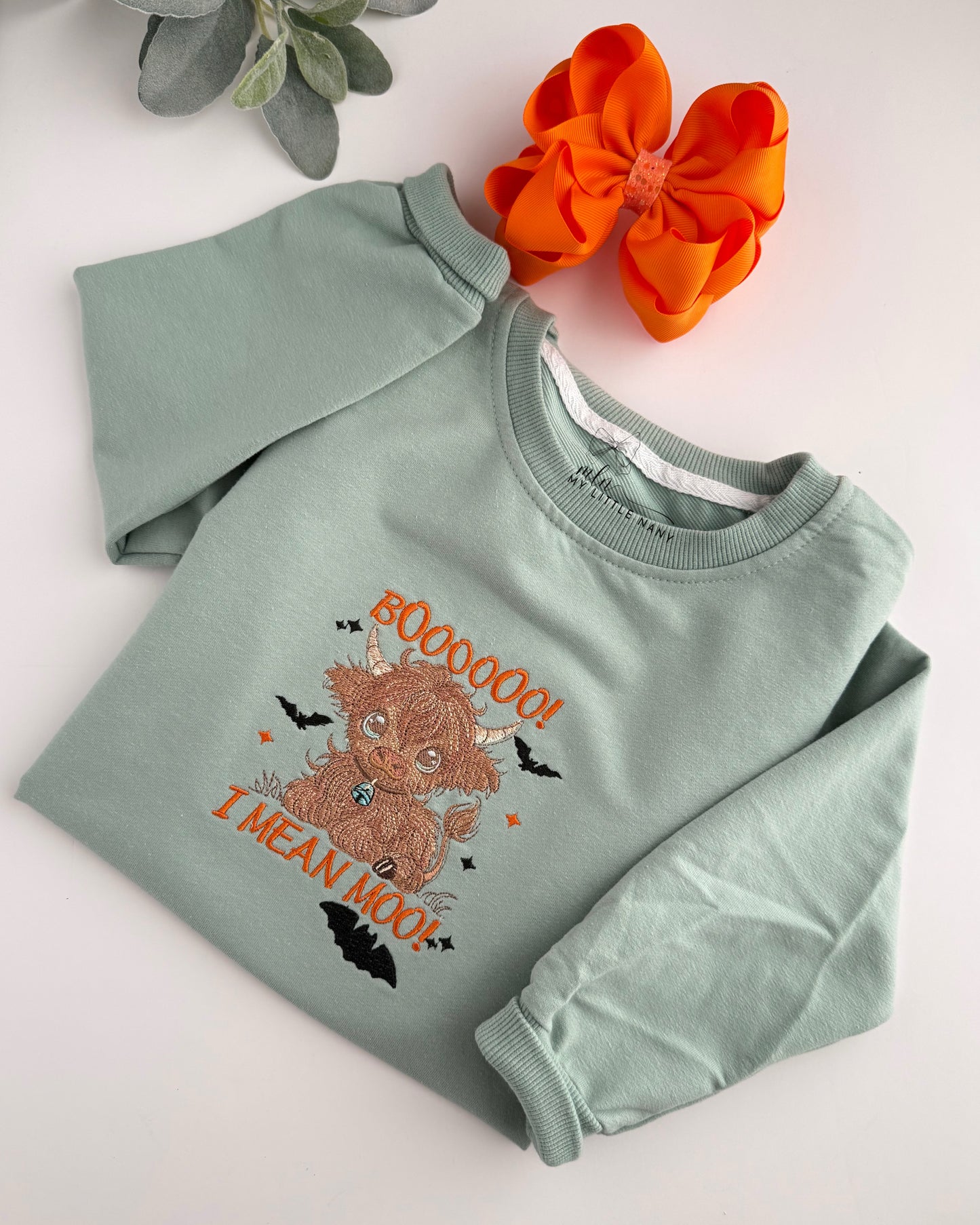 Moo Sweatshirt Long Sleeve Pullover Shirt