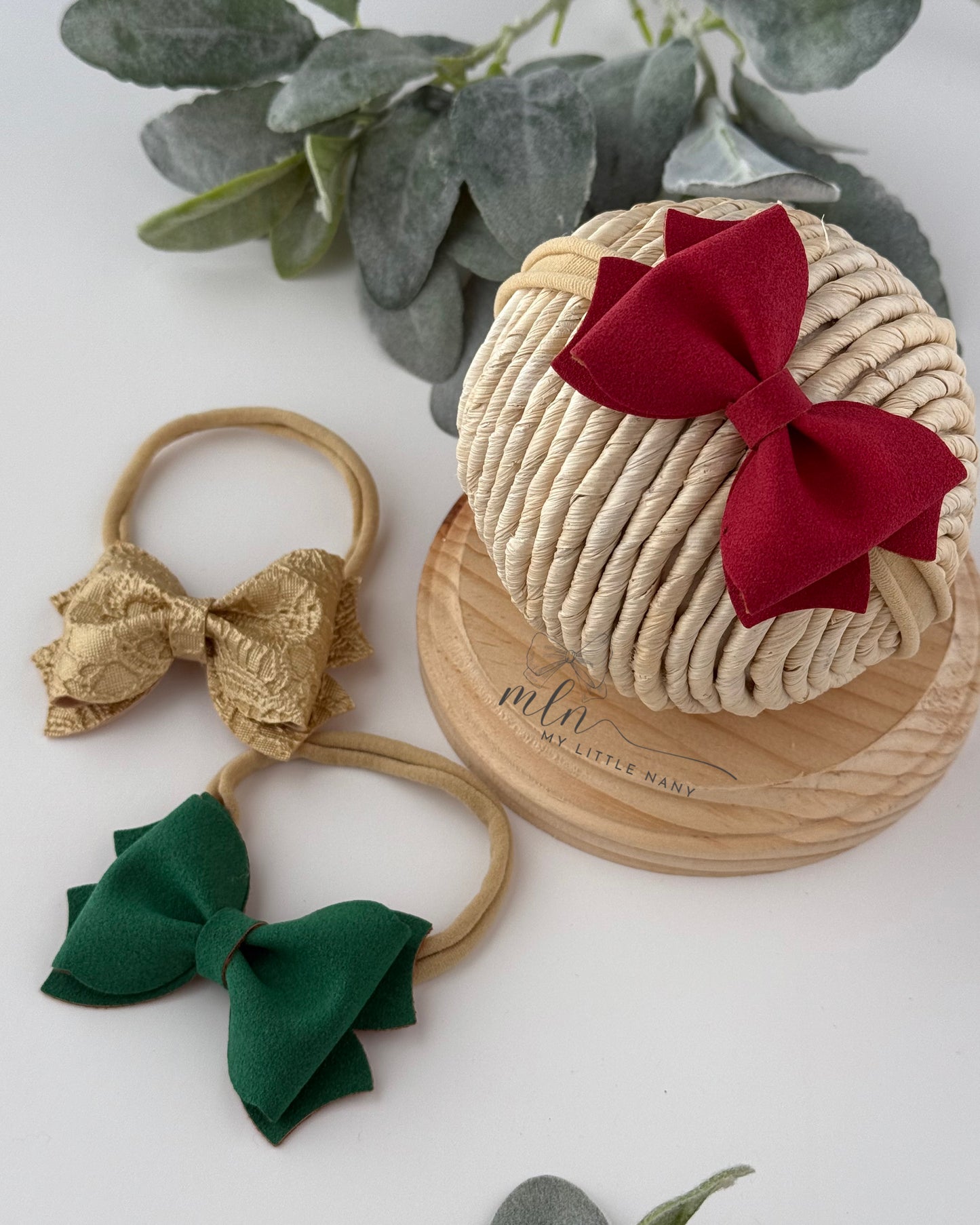 Christmas Baby Headband Set