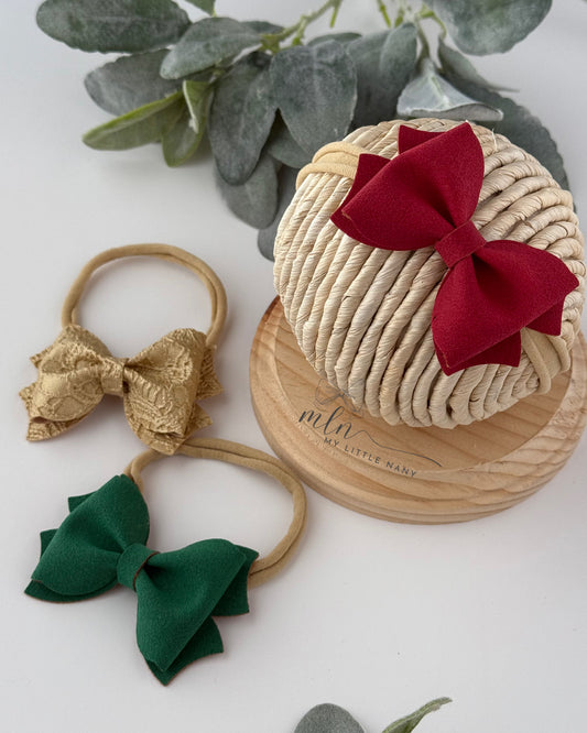Christmas Baby Headband Set