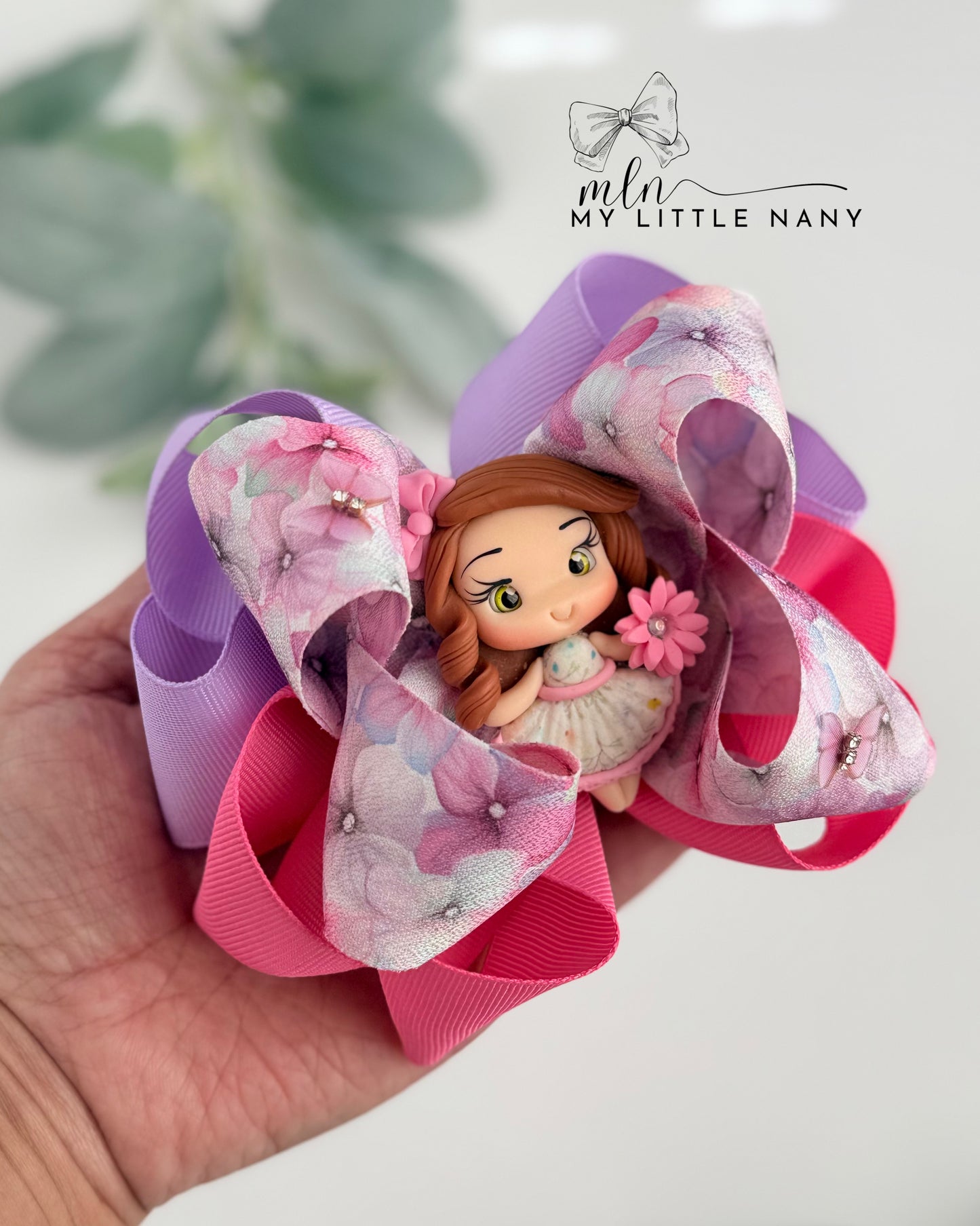 Floral Ribbon Bow