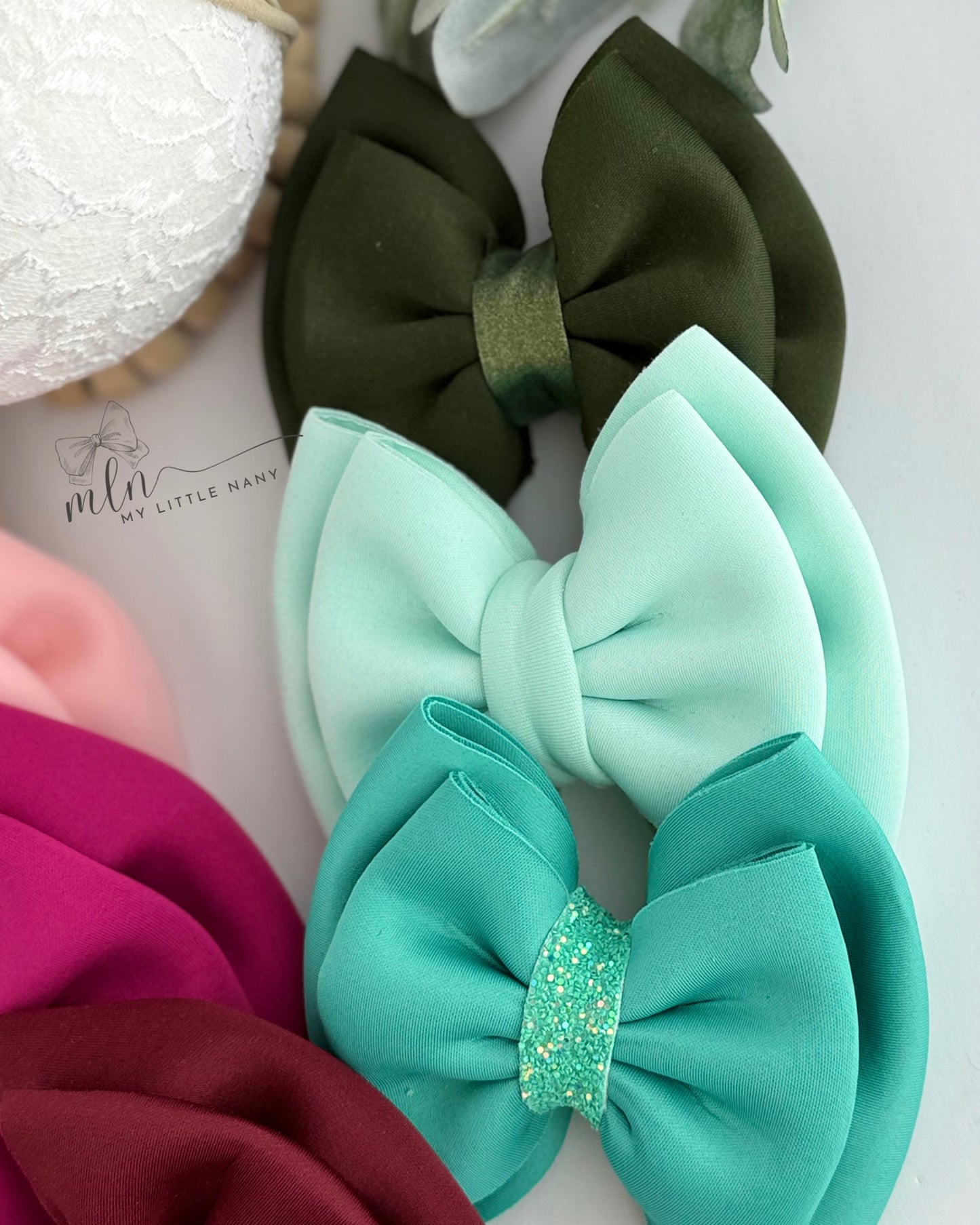 5.5” Double Puffy Bows
