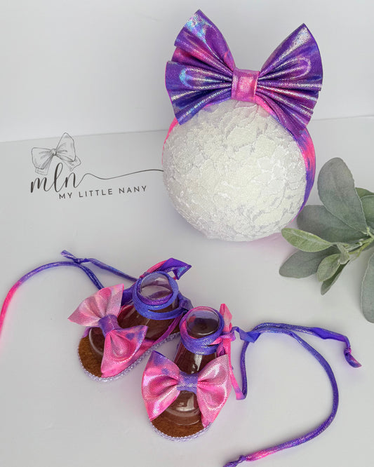 Baby Headbands and Sandals Set
