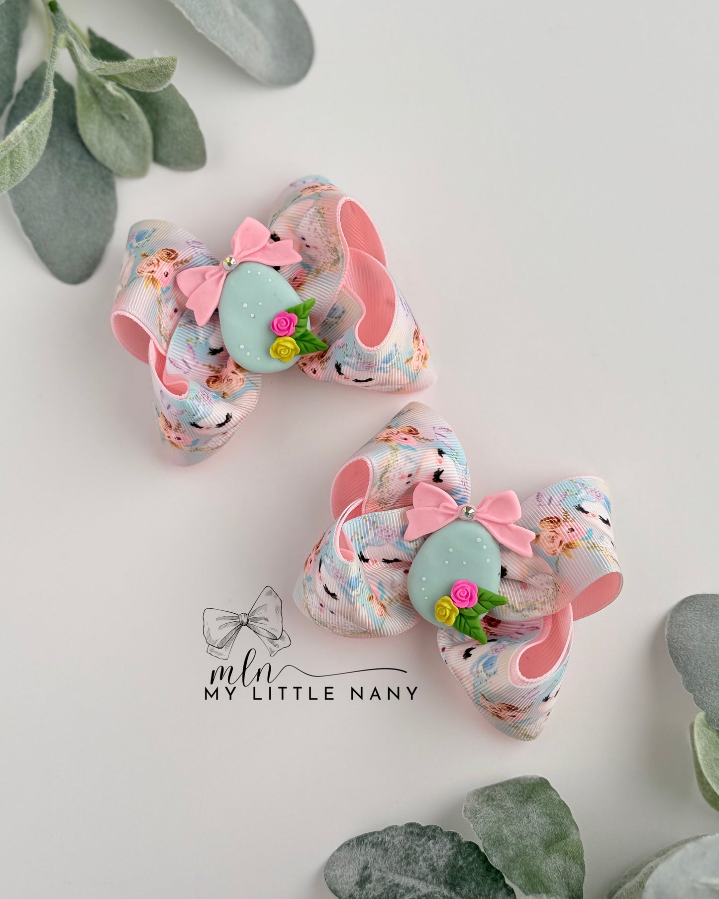Easter Pigtail Bows