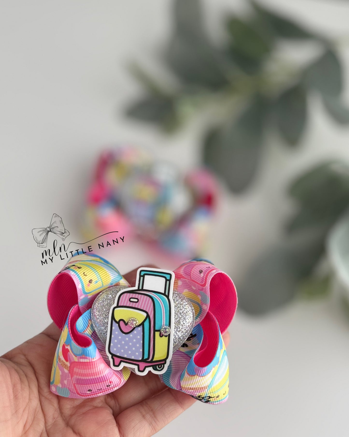 Backpack Pigtail Bows