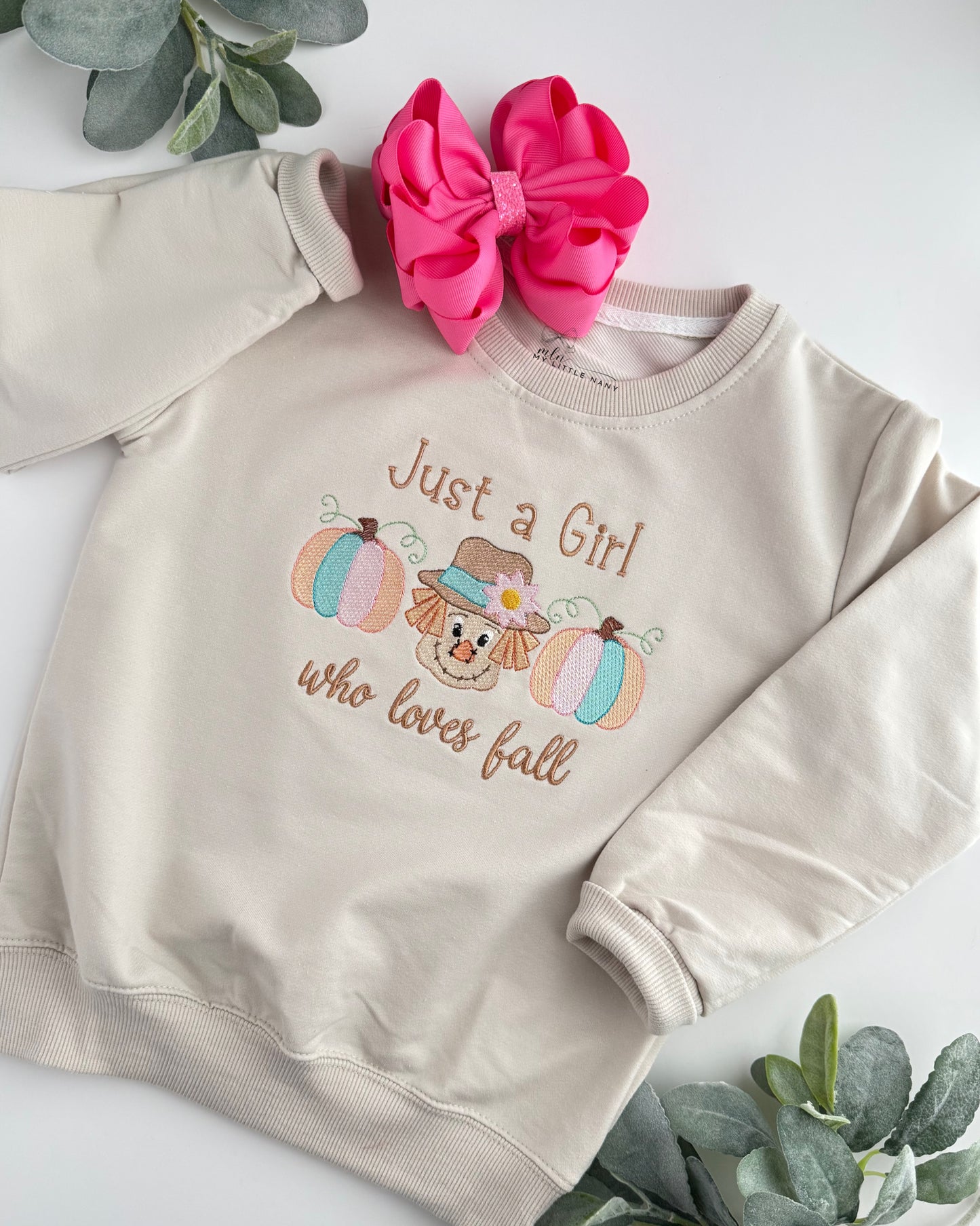Just a Girl Sweatshirt Long Sleeve Pullover Shirt