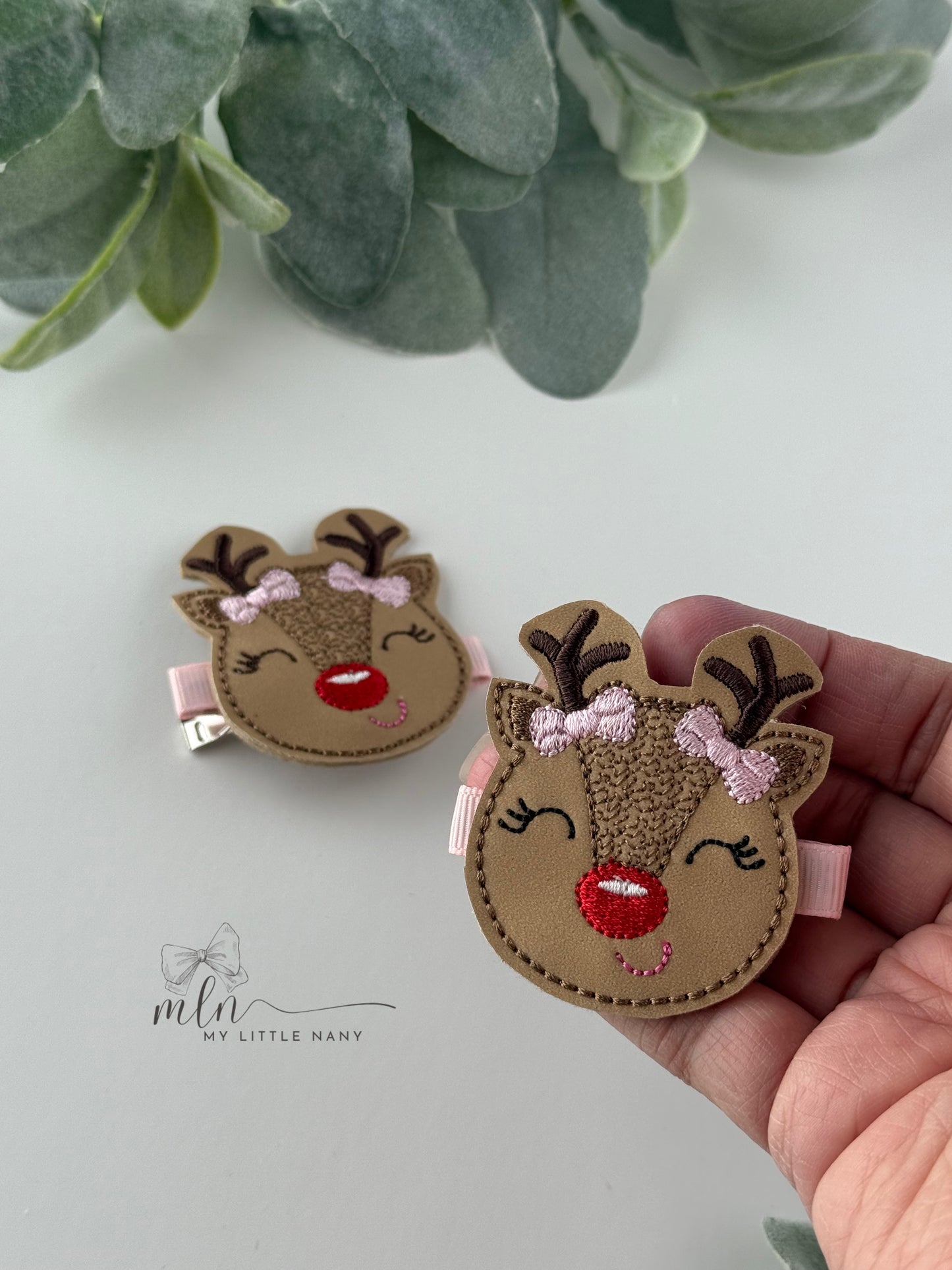 Reindeer Hair Clips