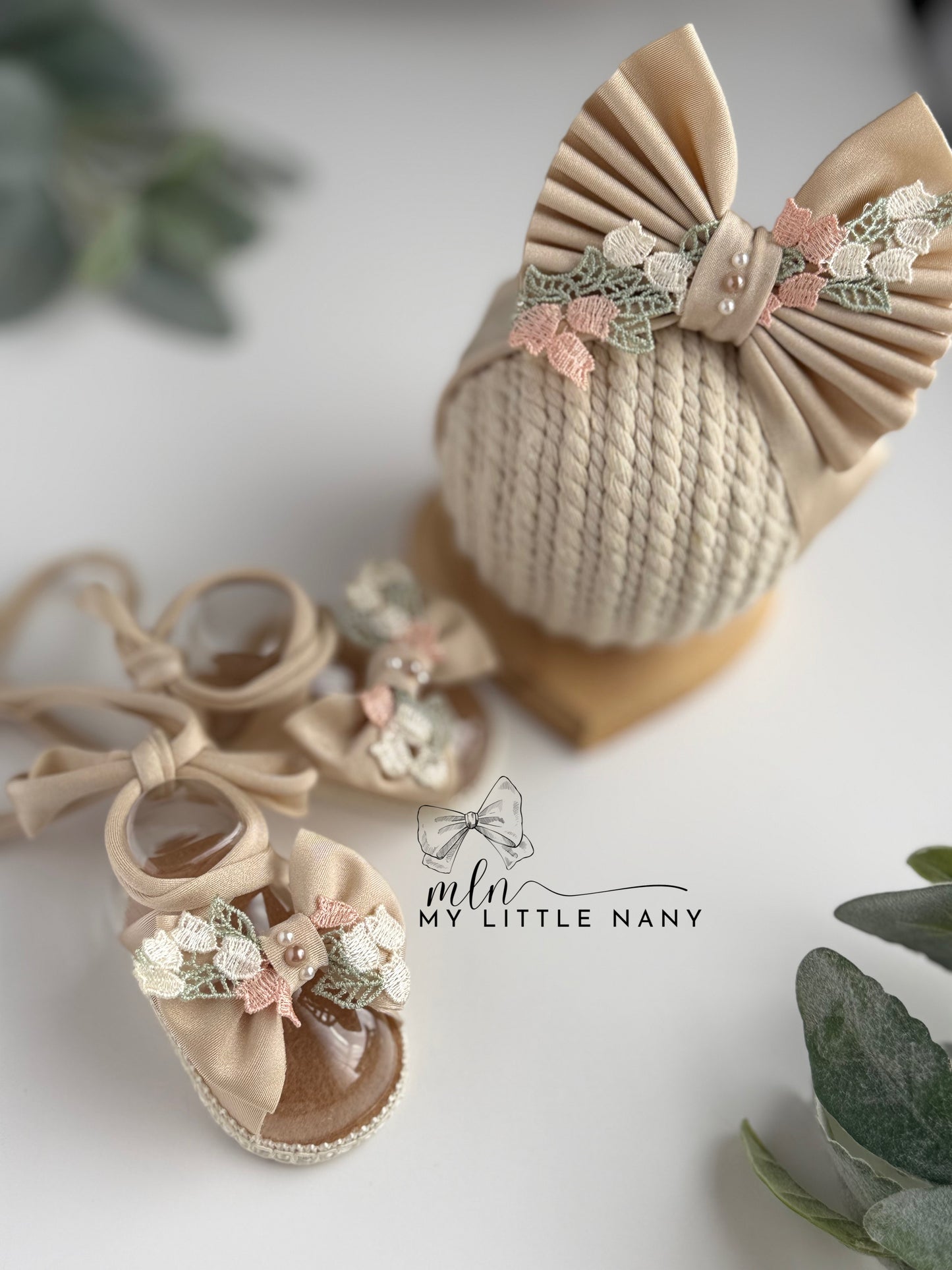 Beige Baby Set