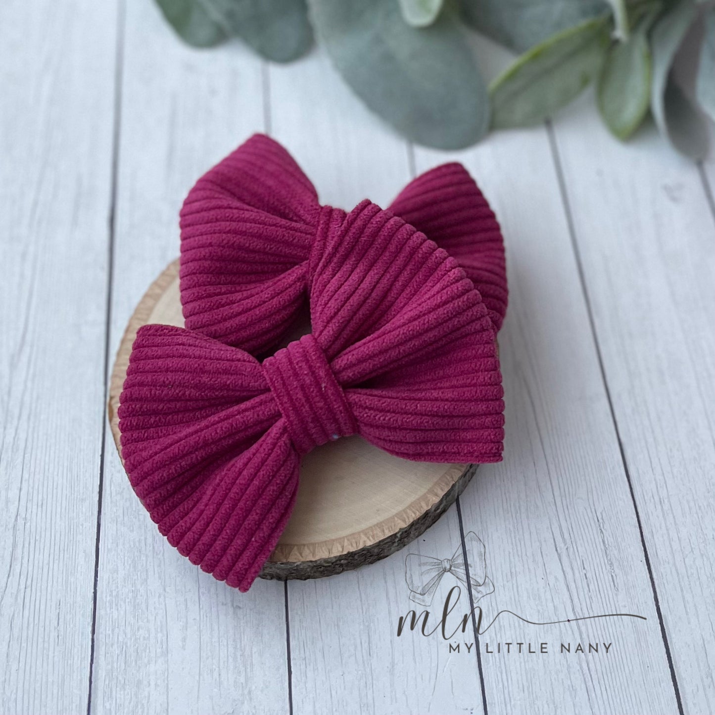 Corduroy Piggie Bows