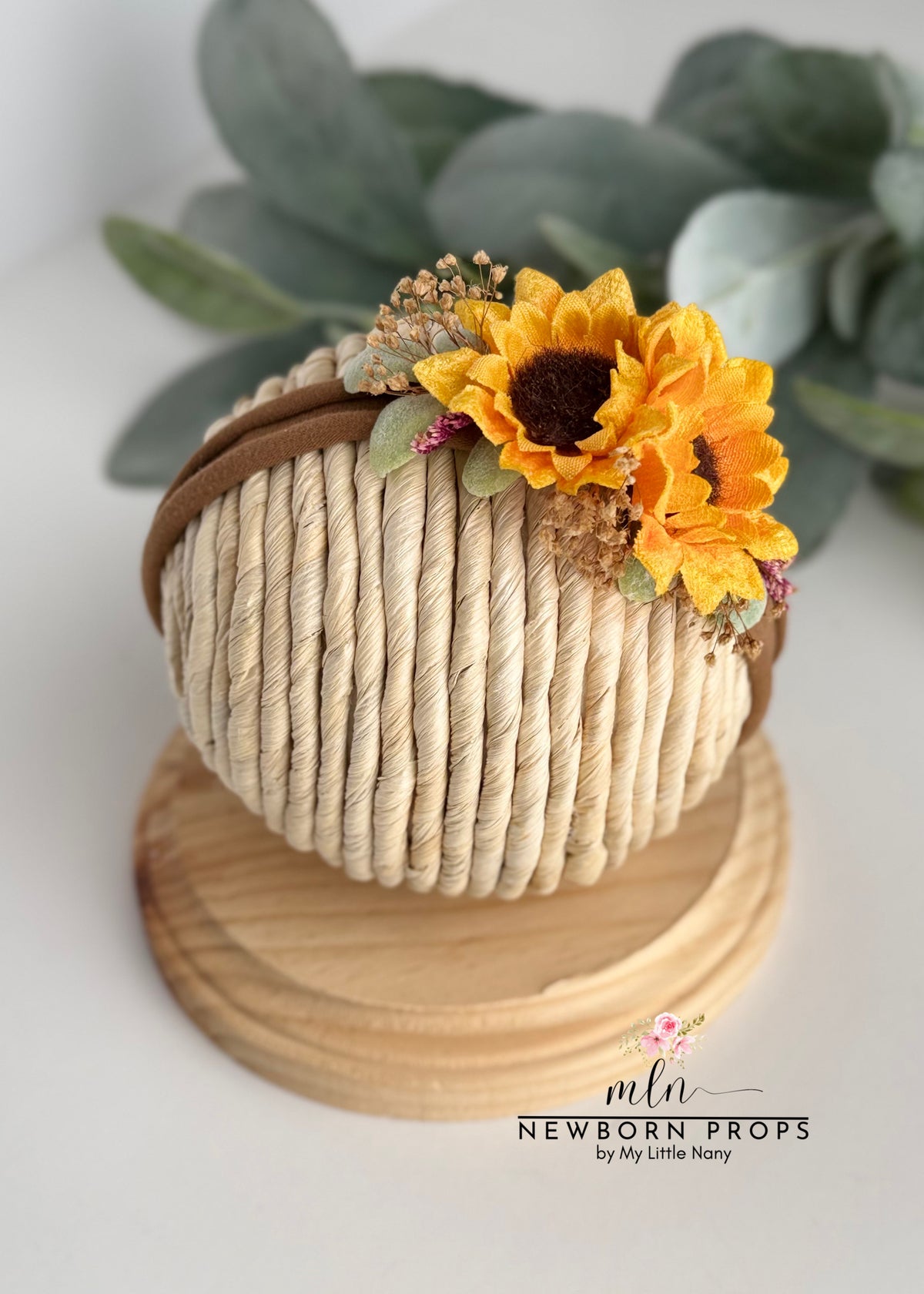 Sunflower Baby Tieback