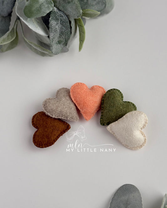 Neutrals Handmade Tiny Hearts