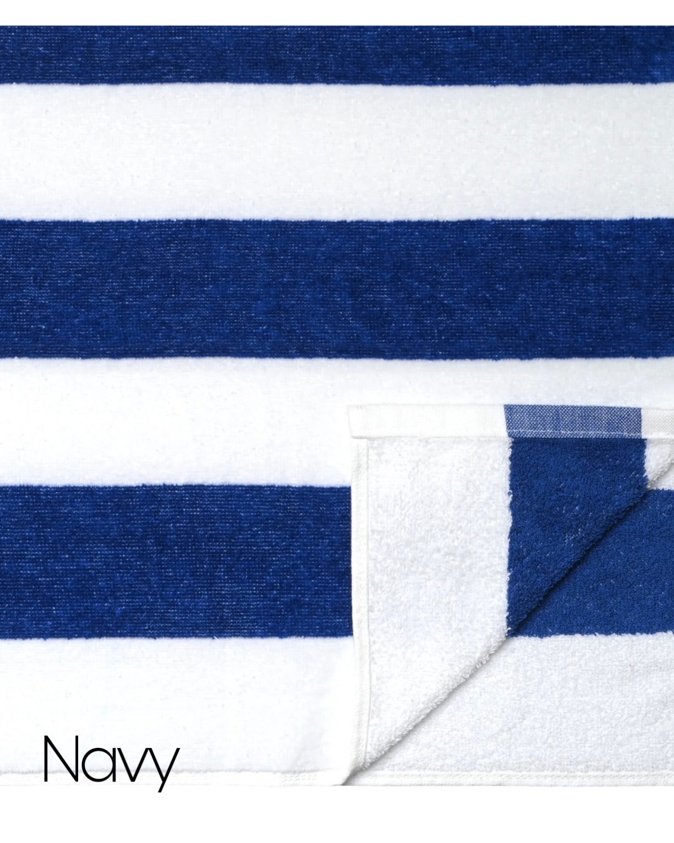 Personalized Cabana Stripe Beach Towels