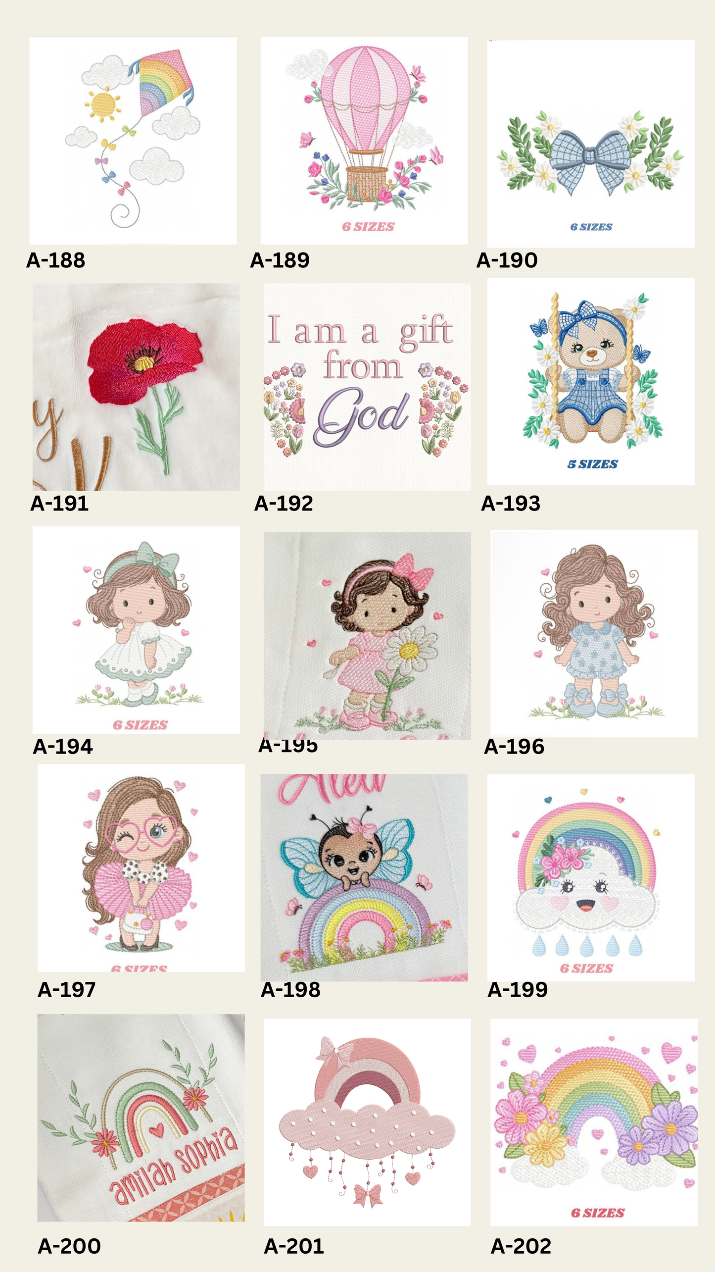 Embroidery Design for Girls