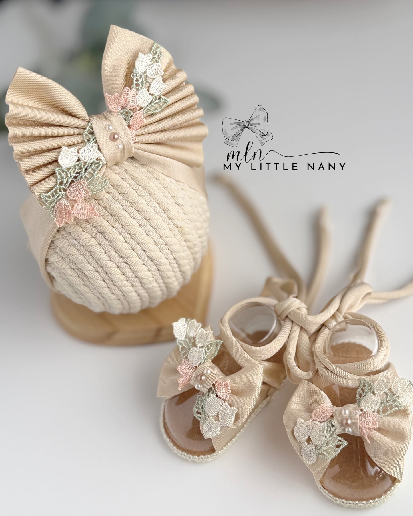 Beige Baby Set