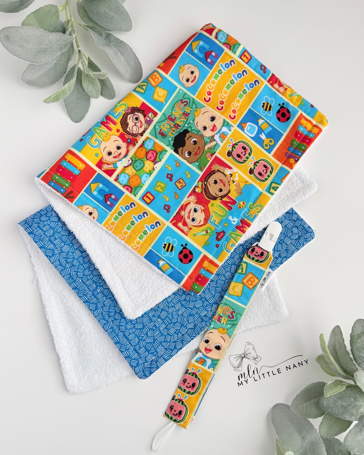 Baby Burp Cloth Set