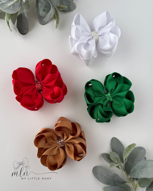 Christmas Octopus Bow Set