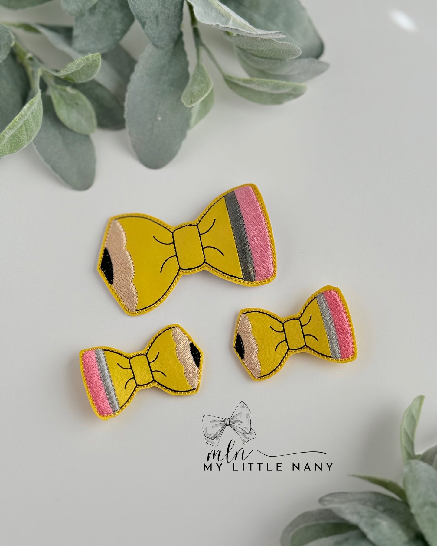 Pencil Hair Clips