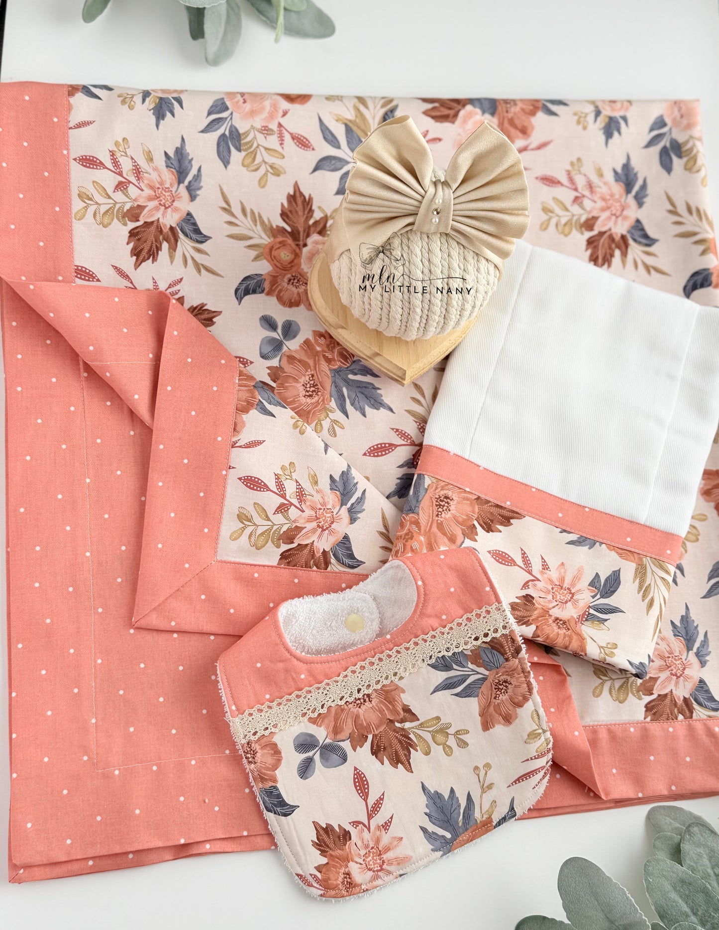 Welcome Baby Floral Set