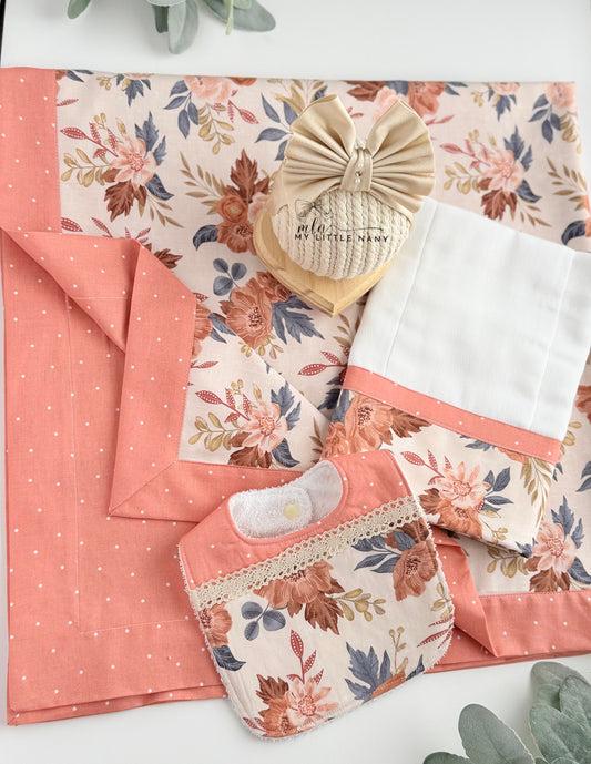 Welcome Baby Floral Set