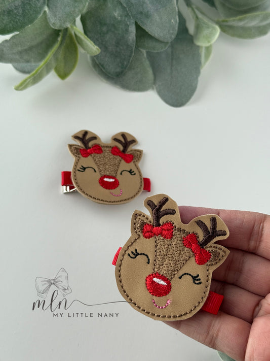 Reindeer Hair Clips