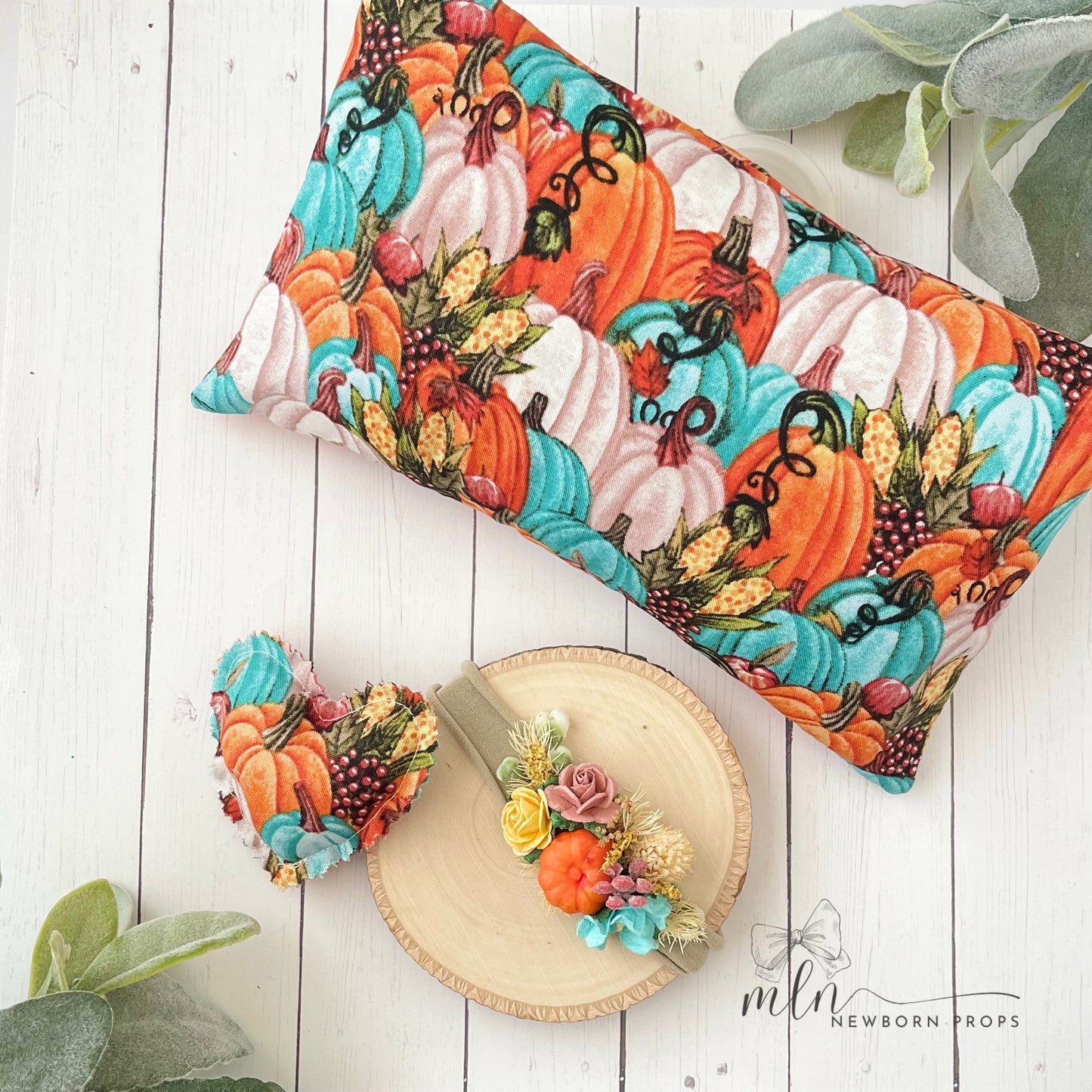Pumpkin Photo Prop Pillow Set