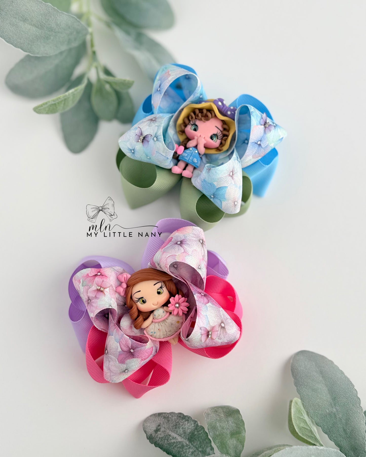 Floral Ribbon Bow