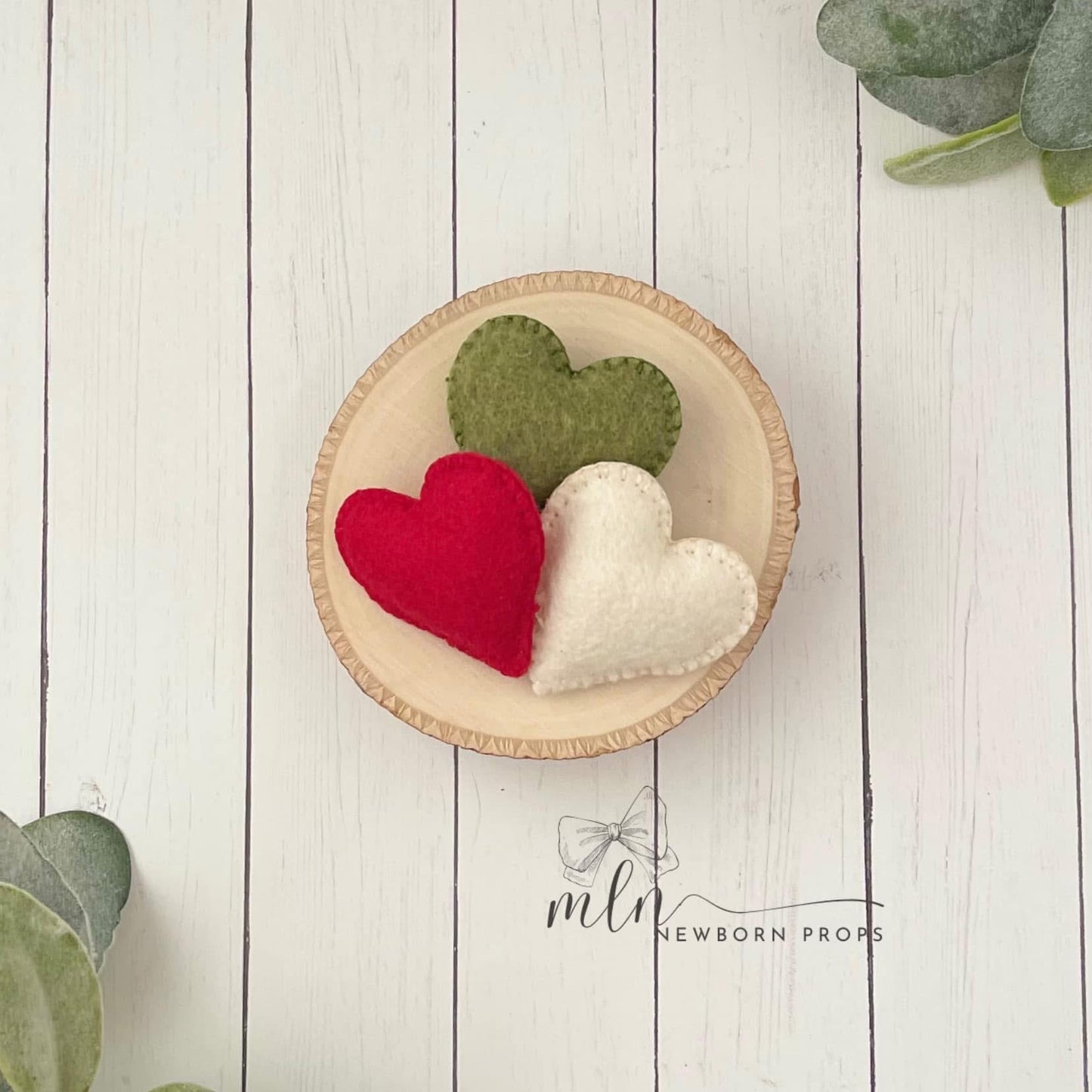 Christmas Handmade Tiny Hearts