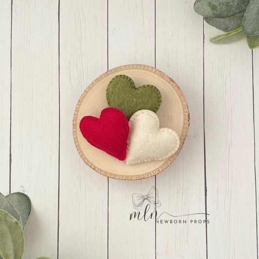 Christmas Handmade Tiny Hearts