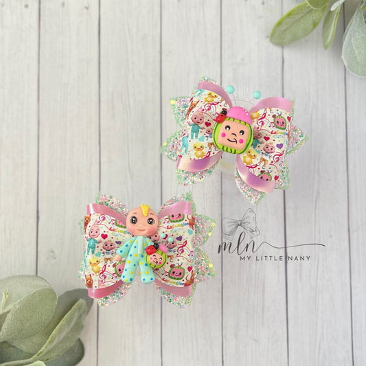 Baby Melon Piggie bows